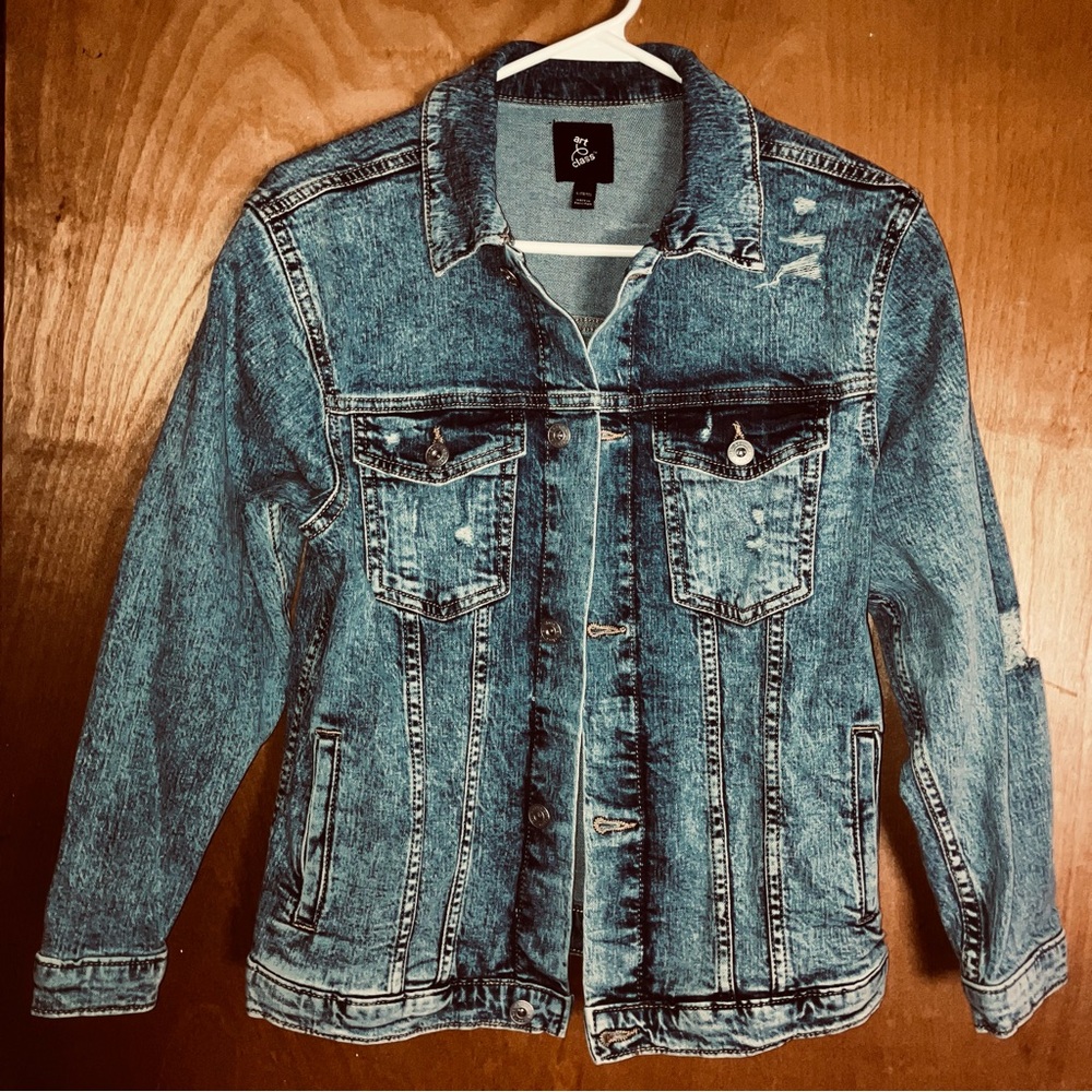 Girls Destructive Jean Jackets EUC